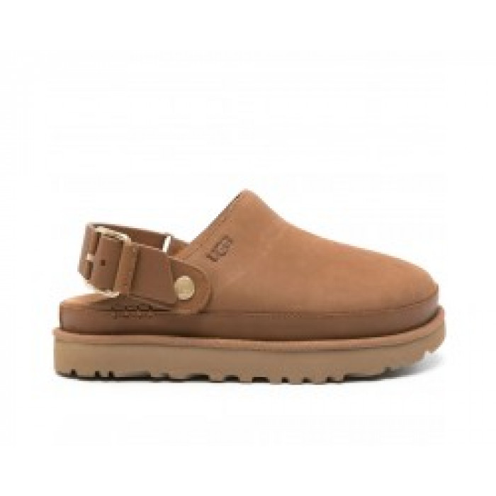 UGG Summer Goldenstar Villa Clog Nubuck - Chestnut