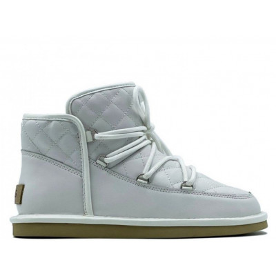 UGG Lodge Mini Leather White UGG Lodge Mini Leather White
