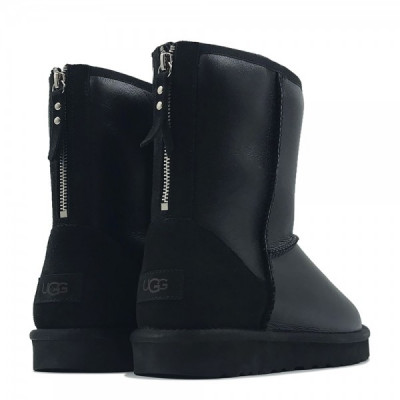 UGG Mens Classic Short Zip Metallic Black UGG Mens Classic Short Zip Metallic Black