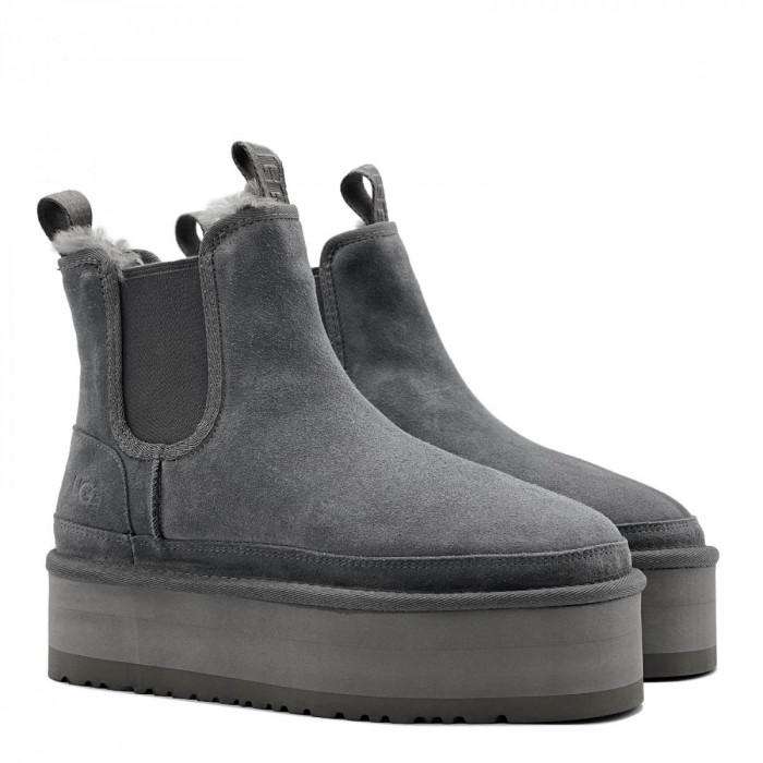 UGG Neumel Platform Chelsea Grey