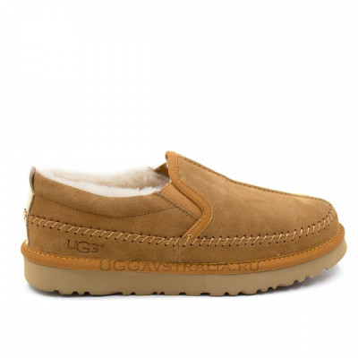UGG Mens Stitch Slip Chestnut