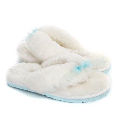 UGG Fluff Flip Flop II White UGG Fluff Flip Flop II White
