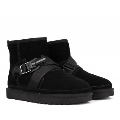 UGG Mens Classic Mini Quickclick Boot Black UGG Mens Classic Mini Quickclick Boot Black