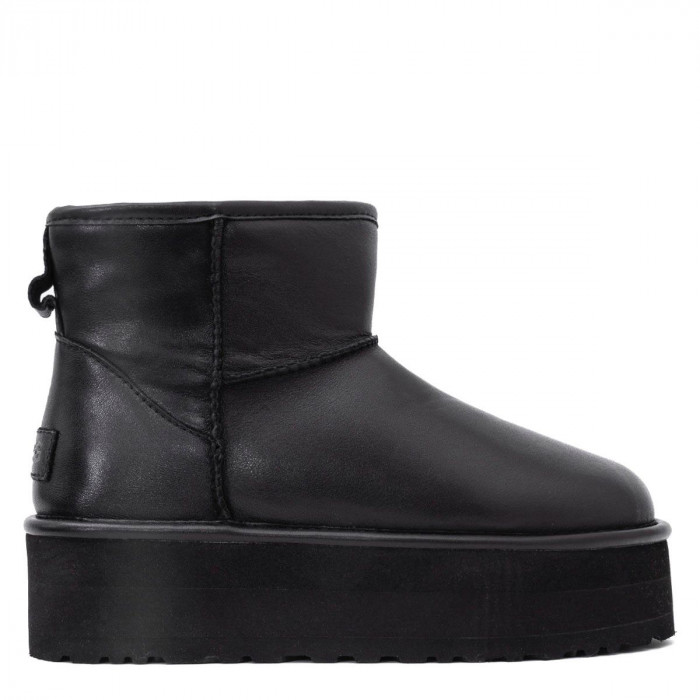 UGG Classic Mini Platform Leather Black